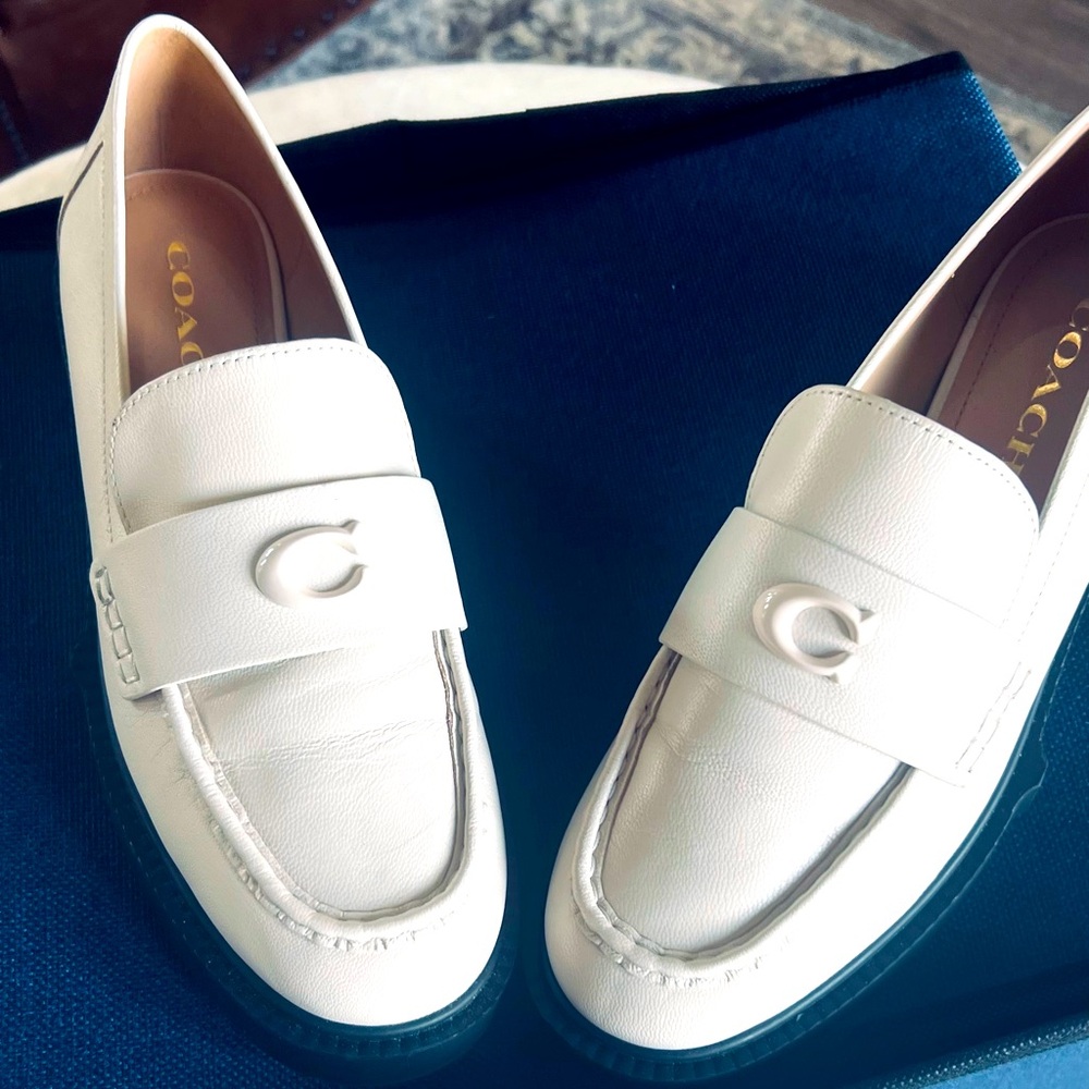 Coach Leah Platform Loafer Size 9-worn once not outside